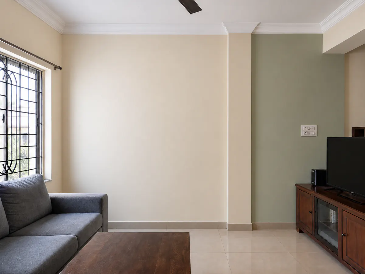 Living room after interior painting
